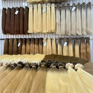 Extensions de cheveux vierges vietnamiennes de qualité supérieure, tissage de cheveux humains, double trame, prix de gros - Product Image 6