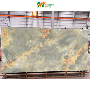 Thiết kế hiện đại đá cẩm thạch trong nhà nhìn gạch đá thiêu kết sàn lớn nhân tạo và bảng tường cho thiết kế mô hình 3D Đá Cẩm Thạch Xanh - Product Image 5