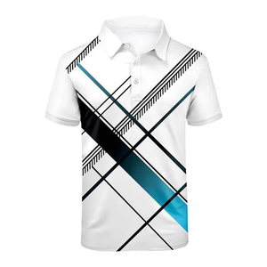 เสื้อสำหรับผู้ชายผ้าโพลีเอสเตอร์100% ไซส์พิเศษระบายอากาศได้แขนสั้นกันรอยยับแห้งเร็วบริการ OEM ตามสั่ง - Product Image 1