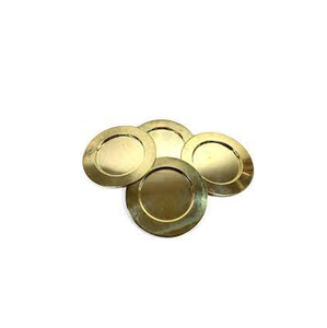 Laiton écologique pour plaque de chargeur Offre Spéciale de taille personnalisée pour mariages cuisines dîners - Product Image 2