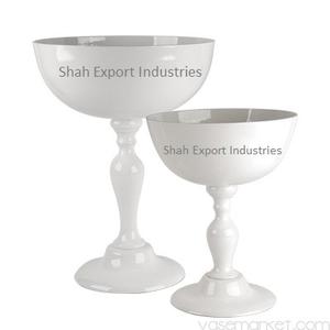 Tendance Métal Piédestal Fleur Bol Or Fini Designer Vase pour La Maison De Mariage Cérémonie Bols De Fleurs Décoratifs - Product Image 2