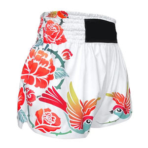 Pantalones cortos de competición de entrenamiento de boxeo, sublimación de artes marciales, pantalones cortos de lucha de alta calidad, conjunto de pantalones cortos con logotipo personalizado para hombres - Product Image 5