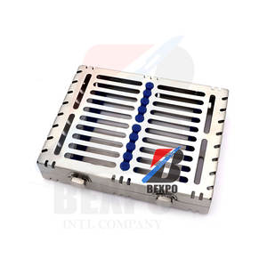 Manual Power Source Sterilizable Dental <b>Cassette</b> Surgical Instruments Storage Box <b>for</b> 10 Pcs - Product Image 5