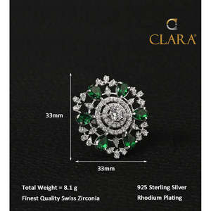 Anillos de Plata de Ley 925 de Primera Calidad para Mujer, Chapados en Oro Rosa y Rodio, con Incrustaciones Elegantes en Forma de Corazón, Modernos, de Acero Inoxidable - Product Image 6