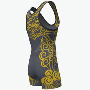 Nueva Llegada, Singletes de Lucha de Alta Calidad en Spandex/Poliéster, Transpirables, Ecológicos, Último Diseño, Venta al Por Mayor - Product Image 6