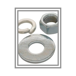 Vente en gros de rondelles plates en acier à emballage personnalisé style fendu au zinc directement de l'usine du Vietnam avec vis à boulon OEM - Product Image 1