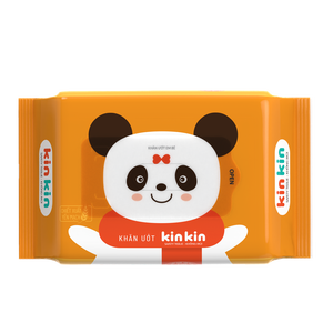 ผ้าเช็ดทำความสะอาดเด็ก OEM KinKin 80 ชิ้น ผลิตจากผ้าไม่ถักทอ เนื้อเรยอนสูง ทำความสะอาดผิว กลิ่นชาเขียว ฝาพลาสติก ผลิตในเวียดนาม - Product Image 1