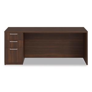 Alera AE1NZK-UF2472S, Serie Sevilla, Caoba, 72 Pulgadas X 24 Pulgadas X 29 Pulgadas Aparador con Archivadores HRG de Pedestal Izquierdo - Product Image 5