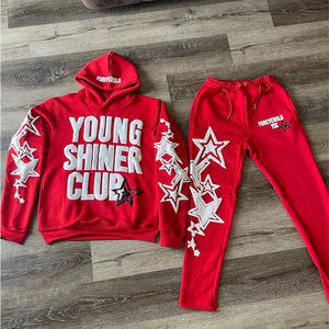 Conjunto Deportivo de Dos Piezas con Sudadera con Capucha y Pantalones con Cremallera, 100% Algodón, Ecológico, Invierno 2025, Nuevo, con Servicio OEM - Product Image 2