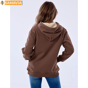 ชุดวอร์มโอเวอร์ไซส์สำหรับสตรีทแวร์เสื้อฮู้ดโชว์ไหล่กางเกงวิ่ง - Product Image 3