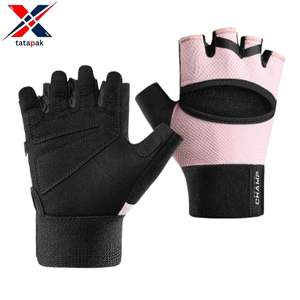 ถุงมือออกกำลังกายแบบครึ่งนิ้วสำหรับผู้ใหญ่ทุกเพศวัสดุโพลีเอสเตอร์ป้องกันรังสี UV ใช้ได้ทั้งผู้ชายและผู้หญิง - Product Image 6