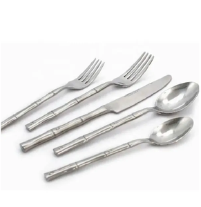 Cuillère de service réutilisable de luxe ensemble de couverts en acier inoxydable 304 prix de gros élégant cadeaux de fête d'affaires ensemble de couverts CLASSIC - Product Image 2