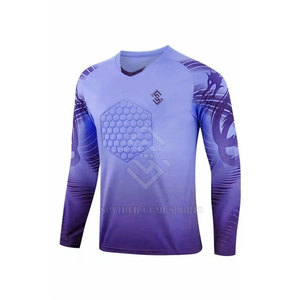 High Quality Lightweight Quick Dry Breathable Short Customized Colors Solid Color Customizable Goalkeeper Uniform 100% Polyester - Product Image 2