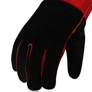 Nouveau 2025 vente en gros hommes gants prix usine chaleur résistant au feu BBQ gant en cuir gants de soudage - Product Image 5