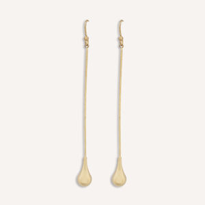 CUCOCUCA YXQ E214 Pendientes colgantes de acero inoxidable con diseño elegante dorado y chapado en oro para primavera/verano, envío en 48 horas a la UE - Product Image 1