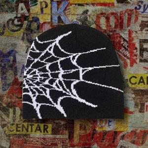 Gorra bordada de diseño personalizado, sombrero blanco y negro para hombre para invierno, gorra de Calavera, gorra de reloj, sombreros cortos de primavera y otoño - Product Image 1