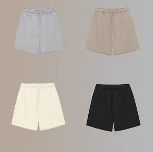 2026 <b>Men's</b> Winter Casual Sport Pullover <b>Hoodie</b> <b>Shorts</b> <b>Set</b> Wholesale Custom Logo 100% Cotton Breathable Jogging Sweatsuit - Product Image 4