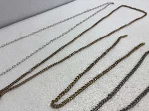 โซ่โลหะผสมสังกะสีดิบจำนวนมากหลากหลายแบบสำเร็จรูปสำหรับทำเครื่องประดับผู้หญิงระดับไฮเอนด์ ของขวัญ ขายส่งตามความต้องการ - Product Image 5