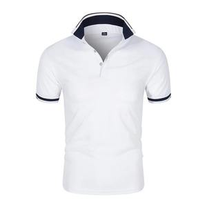 เสื้อเชิ้ตผู้ชายแนวธุรกิจใหม่เสื้อแฟชั่นลำลองทรงพอดีตัวปกติแขนสั้นมีปกกระดุมเสื้อผ้าใบผ้าฝ้าย100% ฤดูใบไม้ผลิ - Product Image 1