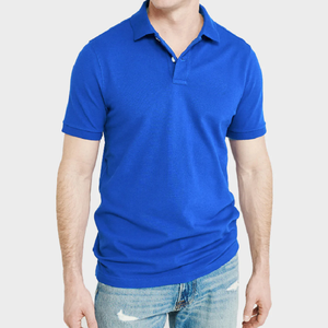 T-shirt polo imprimé sur mesure pour hommes, tissu tricoté de haute qualité, style décontracté à la mode, coupe surdimensionnée pour hommes unis, nouvel arrivage - Product Image 5