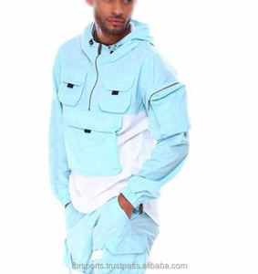 ชุดวอร์มสองชิ้นผ้าฟลีซ100% ได้ทั้งชายและหญิงชุดเทรนนิ่งผ้าโพลีเอสเตอร์ทรงสลิมฟิต - Product Image 2