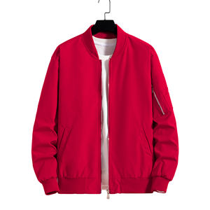 Veste bomber imperméable coupe-vent standard pour homme, doublure chaude, poignets côtelés, pour les voyages d'hiver, style streetwear tendance - Product Image 4