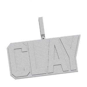 Pendentif et breloque en diamant de laboratoire élégant 14K Gold E Color Round Brilliant Cut VVS2 Modern Fine Jewelry Wholesale Supplier - Product Image 3