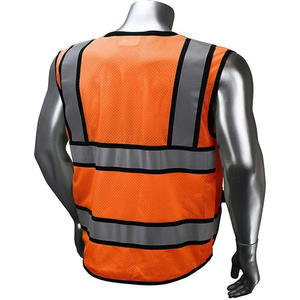 Gran oferta, chaleco de seguridad personalizado, ropa de trabajo de tripulación de construcción de alta visibilidad, varios tamaños, colores, ropa de seguridad reflectante OEM - Product Image 4