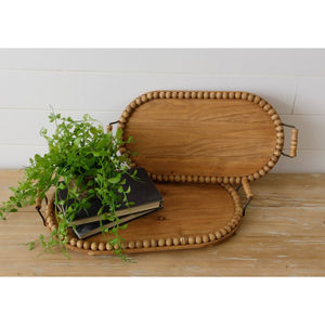 Plateau de service en bois de haute qualité lisse qualité supérieure dîner petit déjeuner plateau de service ensemble de plateaux en bois tailles personnalisées disponibles - Product Image 4