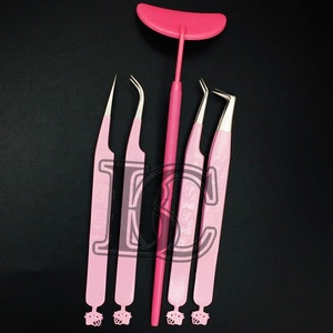 Top Deal Miroirs Extensions de Cils Miroirs Couleur Rose Chaud Nouvelle Arrivée Miroirs De Cils En Acier Inoxydable Durables À Vendre - Product Image 3