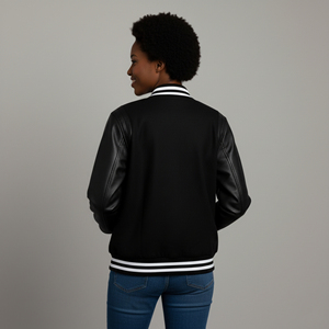 แจ็คเก็ตวาร์ซิตี้ผู้หญิง ปี 2026 แขนผ้าขนสัตว์ คุณภาพพรีเมียม ระบายอากาศได้ดี บุด้วยผ้าฝ้าย ลายพราง สำหรับฤดูหนาวและฤดูใบไม้ร่วง - Product Image 6