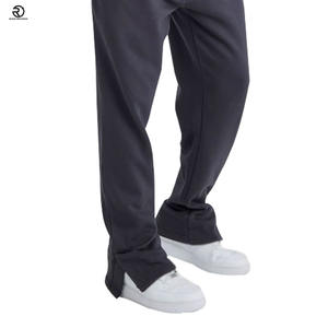Oem Ensemble de jogging évasé pour hommes Ensemble deux pièces personnalisable Pantalon de survêtement évasé Streetwear Ensemble de pantalons de survêtement et sweat à capuche Survêtement pour hommes - Product Image 3