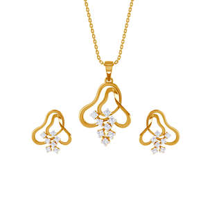 ชุดเครื่องประดับเงินแท้ 925 คลาร่า จี้เอเดนพร้อมต่างหูและสร้อย - Product Image 1