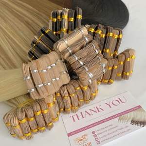 Grade 12A Extensions de cheveux russes de luxe à double bande dessinée 100% cheveux naturels vierges vietnamiens bruts de super qualité chauds - Product Image 4