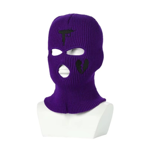 Masque facial de couverture intégrale avec impression personnalisée bon marché, masque en spandex à un trou, masque de ski coupe-vent, casque de moto, cagoule - Product Image 4