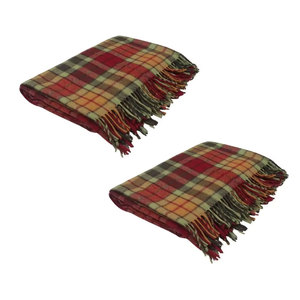 ผ้าห่มขนสัตว์บูคานันแบบนุ่มสำหรับฤดูใบไม้ร่วงดีไซน์หรูหรา - Product Image 1