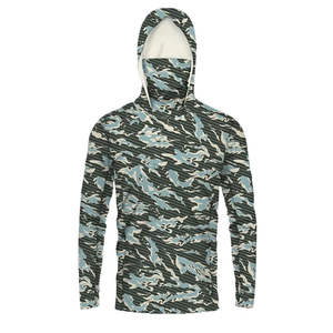 Sudadera con capucha de pesca de secado rápido rendimiento poliéster impresión por sublimación alta calidad OEM Upf 50 + camisa de pesca con capucha - Product Image 3