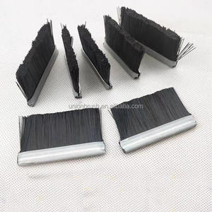 Brosse à bande flexible en nylon à poils métalliques, bande de scellement industrielle, brosses à bande droite en acier - Product Image 4