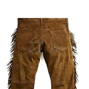 กางเกงหนังกลับสำหรับผู้ชายกางเกงสำหรับผู้ชายดีไซน์ล่าสุด - Product Image 4