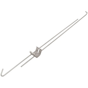 Clip doppia per appendere preassemblata con aste lisce - PROMOFIX 315-600 - Product Image 1