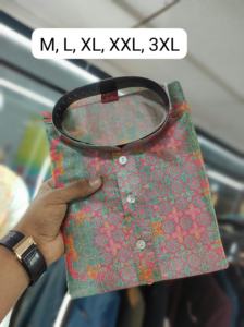 Collection Kurta en soie pure pour hommes Vêtements indiens et pakistanais formels et décontractés pour les fêtes et les vêtements de tous les jours - Product Image 3