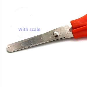 Ciseaux pour étudiants avec échelles, en acier inoxydable, alimentation manuelle - Product Image 4