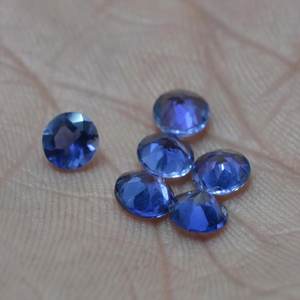 Hecho a mano, la mejor calidad, 4mm, iolita Natural, piedras preciosas sueltas, brillo de Color fino, corte facetado redondo para la fabricación de joyas - Product Image 6