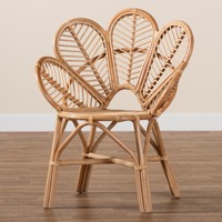 Magnifique chaise en rotin en forme de fleur de paon pour adultes, meubles en osier, chaises de loisirs, vente en gros au Vietnam, prix bas