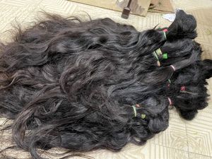 Extensiones de cabello humano de trama a máquina, mechones de pelo grueso Virgen sin procesar de templo indio del Sur, 100 gramos y envío por DHL - Product Image 2