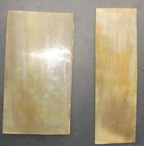 Placa de Cuerno de Búfalo 100% Natural, Escala de Cuerno para Marcos Ópticos, Color de Cuerno Natural, Venta Personalizada - Product Image 4