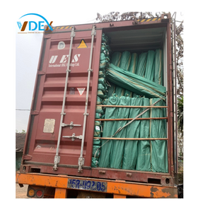 Manche de balai en bois naturel pour le nettoyage à domicile avec fil italien, capuchons courts en PVC, bâton droit et poli - Product Image 6