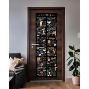 Meilleur design d'affiche de porte pour cocktails : recettes inoubliables en évidence - Product Image 4