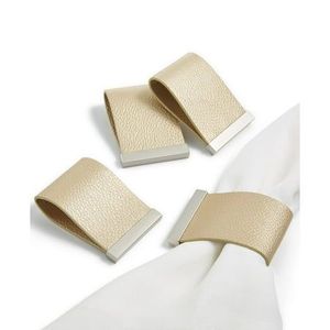 Anneaux de serviette en cuir au design unique au charme rustique pour des tables confortables et des arrangements de dîner intemporels - Product Image 4