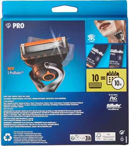 Gillette Proglide-Sistema de afeitado para hombre, 1 mango con 10 cuchillas de recarga diseñadas para un afeitado suave y seguro con Lubrastrip - Product Image 6